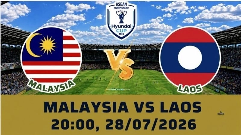 Soi Kèo Malaysia Vs Lào, 20h00 Ngày 28/07/2026 – AFF Cup 2026